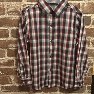 Kids Plaid Button-Up Shirt